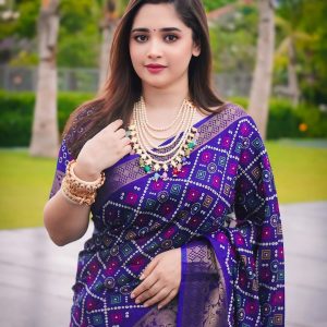 ডিজিটাল প্রিন্টেড সফট সিল্ক শাড়ি – স্টাইল আর কমফোর্ট (Code: C112)