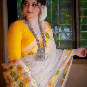 প্রিমিয়াম ডিজিটাল প্রিন্ট শাড়ী + ব্লাউজ পিচ (Code: DP002)