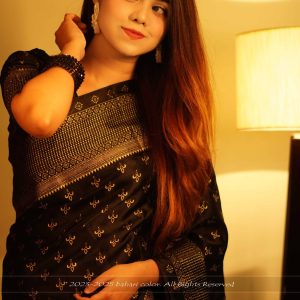 প্রিমিয়াম জাপানি সিল্ক শাড়ী + ম্যাচিং ব্লাউজ পিচ (Code: S211)