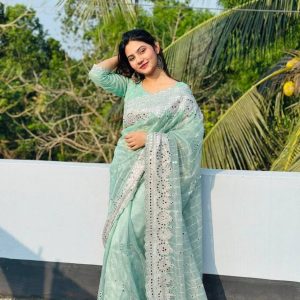 চমক পার্টি শাড়ি (পেস্ট)
