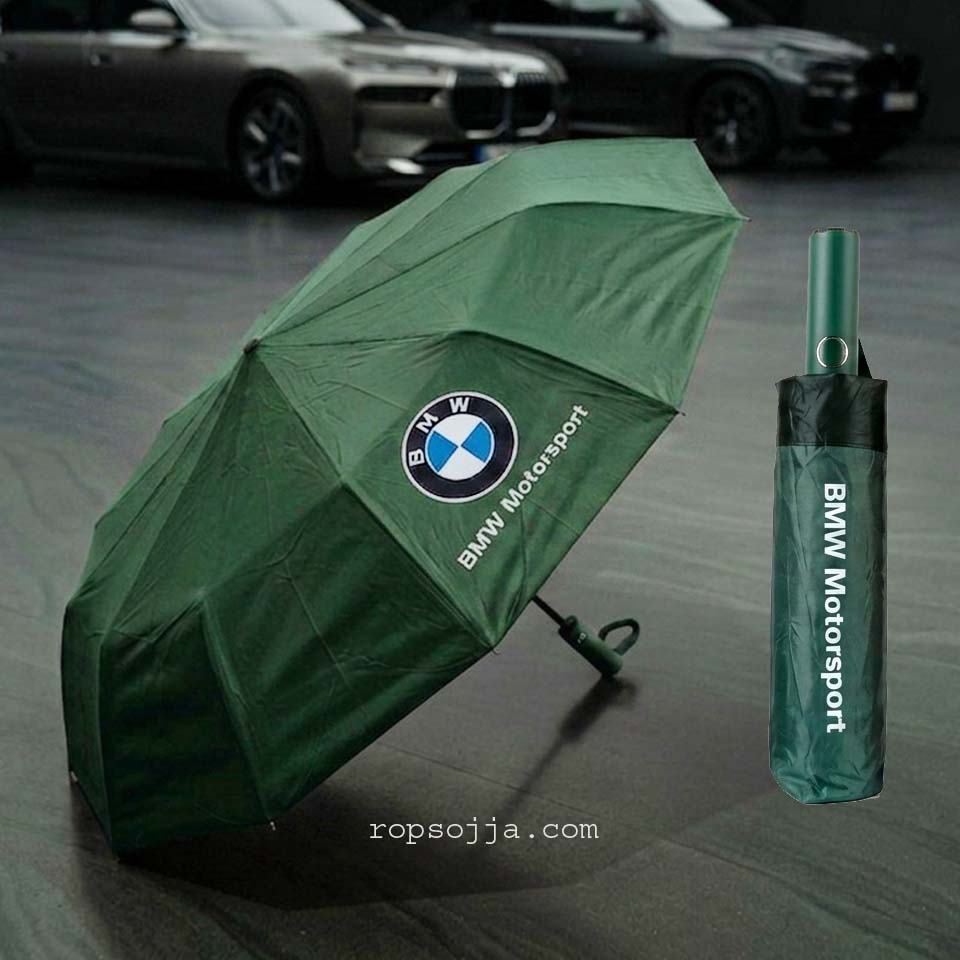 ১২ শিক প্রিমিয়াম BMW ছাতা (মেরুন) - Image 2